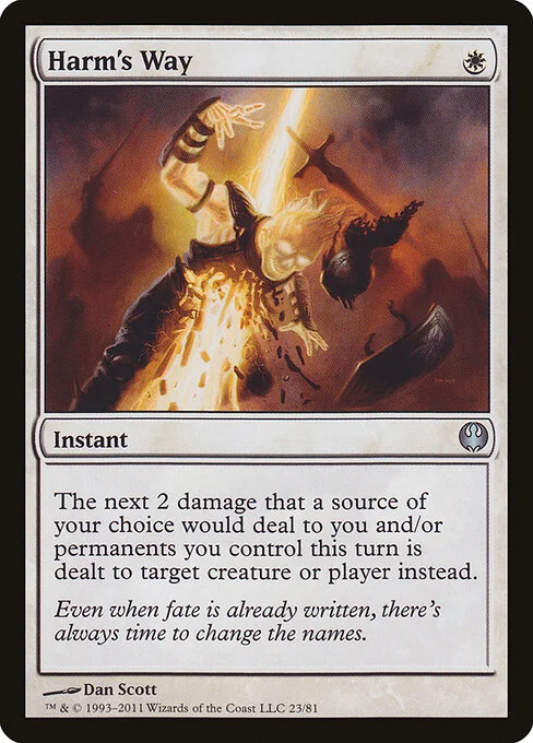 Harm's Way, carta Magic di tipo Instant illustrata da Dan Murayama Scott