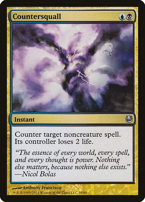 Countersquall, carta Magic di tipo Instant illustrata da Anthony Francisco
