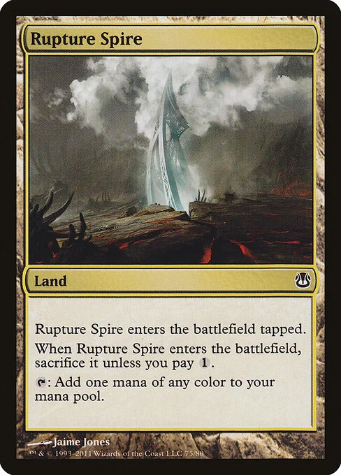 Rupture Spire, carta Magic di tipo Land illustrata da Jaime Jones