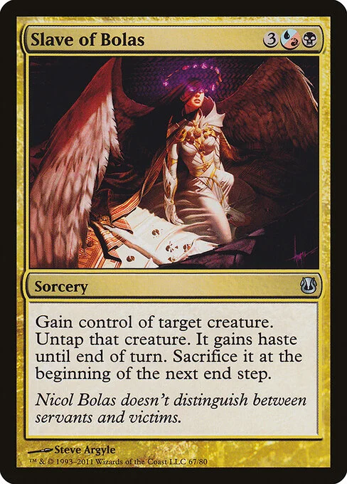 Slave of Bolas, carta Magic di tipo Sorcery illustrata da Steve Argyle