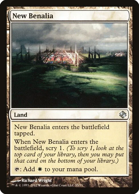 New Benalia, carta Magic di tipo Land illustrata da Richard Wright
