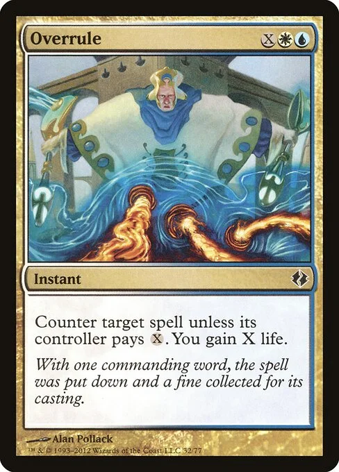 Overrule, carta Magic di tipo Instant illustrata da Alan Pollack