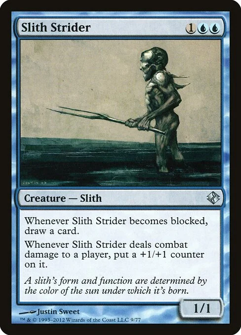 Slith Strider, carta Magic di tipo Creature — Slith illustrata da Justin Sweet