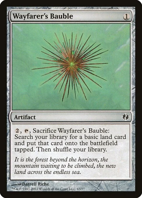 Wayfarer's Bauble, carta Magic di tipo Artifact illustrata da Darrell Riche
