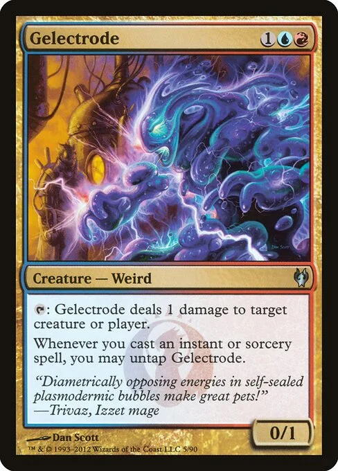 Gelectrode, carta Magic di tipo Creature — Weird illustrata da Dan Murayama Scott