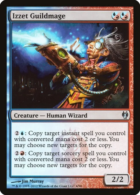 Izzet Guildmage, carta Magic di tipo Creature — Human Wizard illustrata da Jim Murray