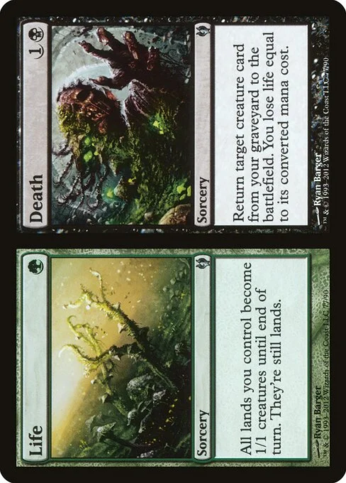 Life // Death, carta Magic di tipo Sorcery // Sorcery illustrata da Ryan Barger