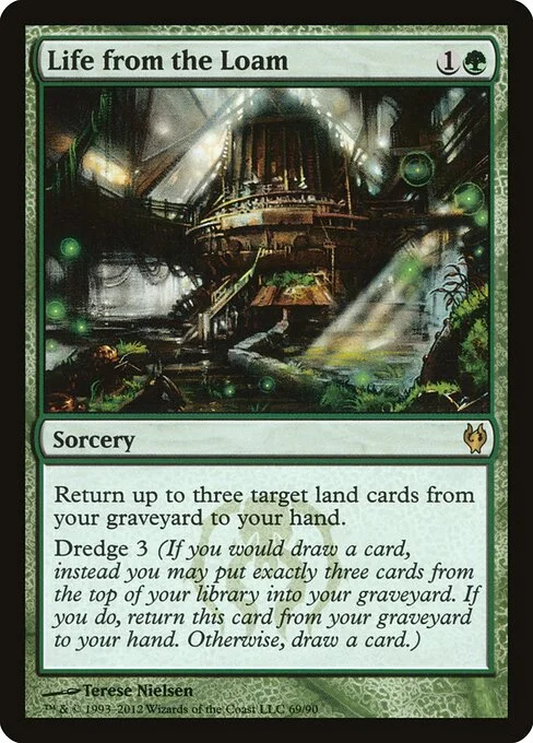 Life from the Loam, carta Magic di tipo Sorcery illustrata da Terese Nielsen