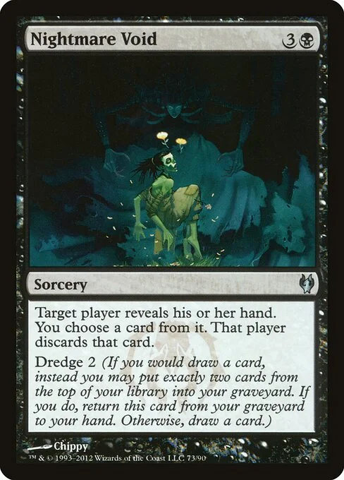 Nightmare Void, carta Magic di tipo Sorcery illustrata da Chippy