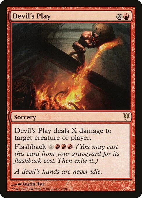 Devil's Play, carta Magic di tipo Sorcery illustrata da Austin Hsu