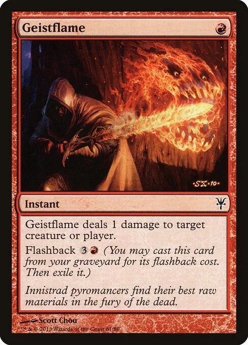 Geistflame, carta Magic di tipo Instant illustrata da Scott Chou