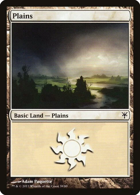 Plains, carta Magic di tipo Basic Land — Plains illustrata da Adam Paquette