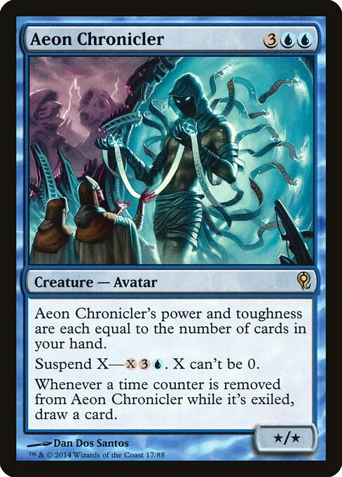 Aeon Chronicler, carta Magic di tipo Creature — Avatar illustrata da Dan Dos Santos