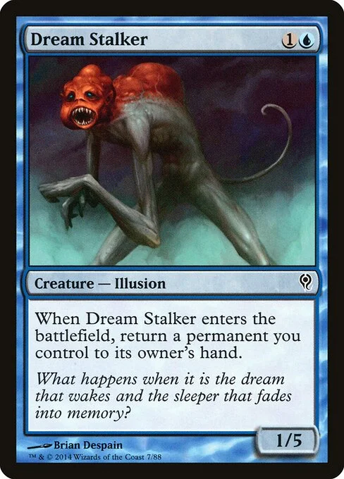 Dream Stalker, carta Magic di tipo Creature — Illusion illustrata da Brian Despain