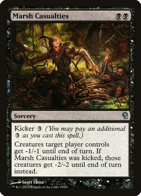 Marsh Casualties, carta Magic di tipo Sorcery illustrata da Scott Chou