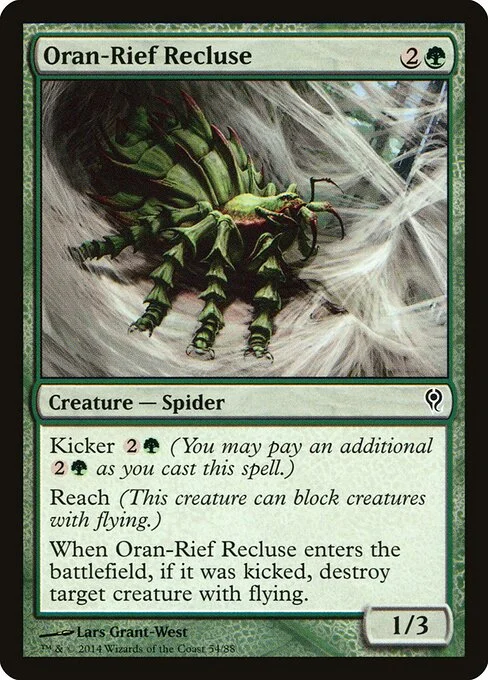 Oran-Rief Recluse, carta Magic di tipo Creature — Spider illustrata da Lars Grant-West