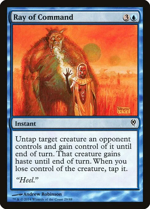 Ray of Command, carta Magic di tipo Instant illustrata da Andrew Robinson