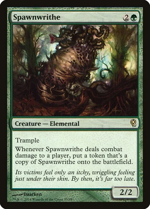 Spawnwrithe, carta Magic di tipo Creature — Elemental illustrata da Daarken