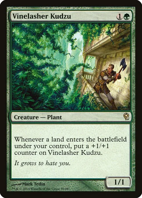 Vinelasher Kudzu, carta Magic di tipo Creature — Plant illustrata da Mark Tedin