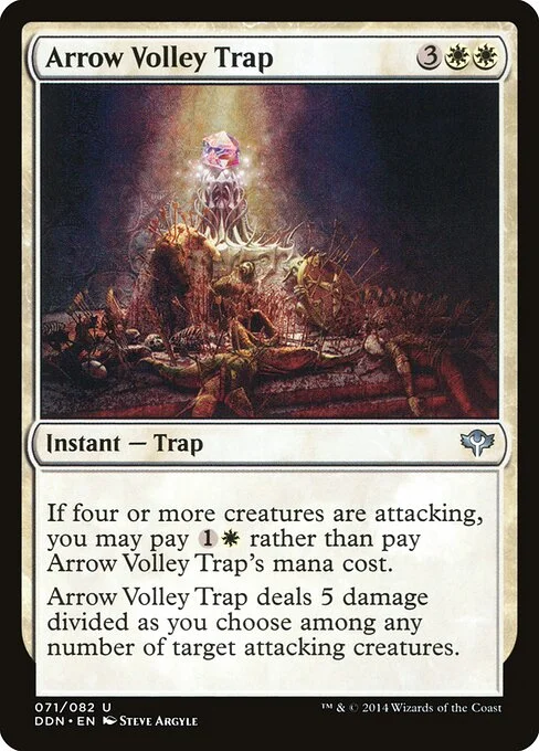 Arrow Volley Trap, carta Magic di tipo Instant — Trap illustrata da Steve Argyle