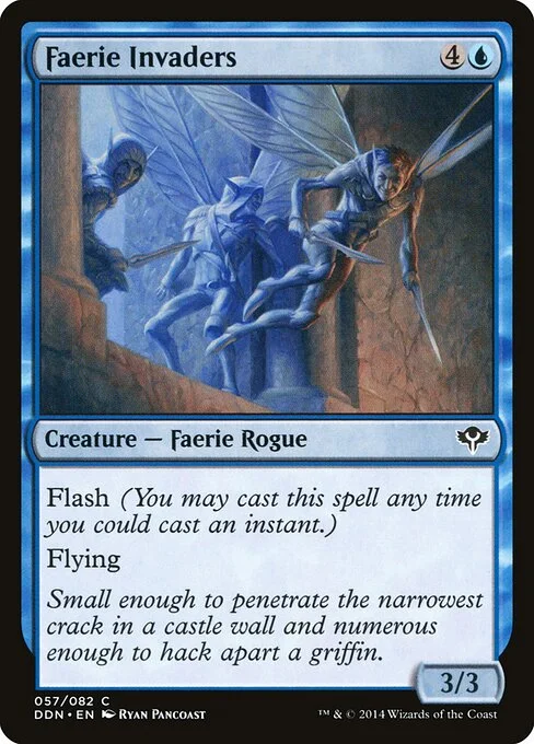 Faerie Invaders, carta Magic di tipo Creature — Faerie Rogue illustrata da Ryan Pancoast