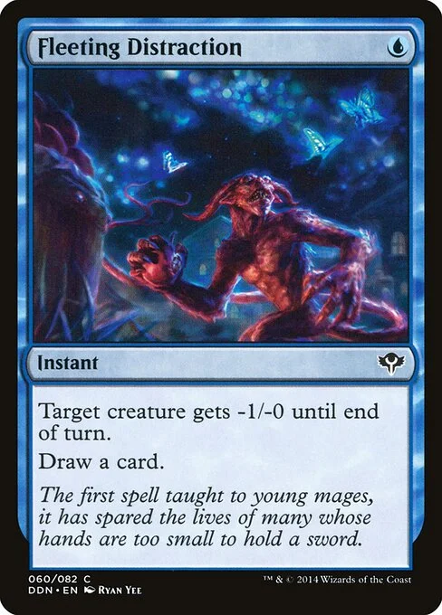 Fleeting Distraction, carta Magic di tipo Instant illustrata da Ryan Yee