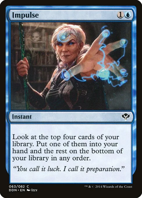 Impulse, carta Magic di tipo Instant illustrata da Izzy