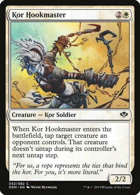 Kor Hookmaster, carta Magic di tipo Creature — Kor Soldier illustrata da Wayne Reynolds