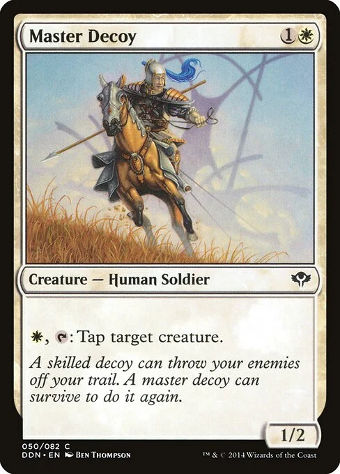 Master Decoy, carta Magic di tipo Creature — Human Soldier illustrata da Ben Thompson
