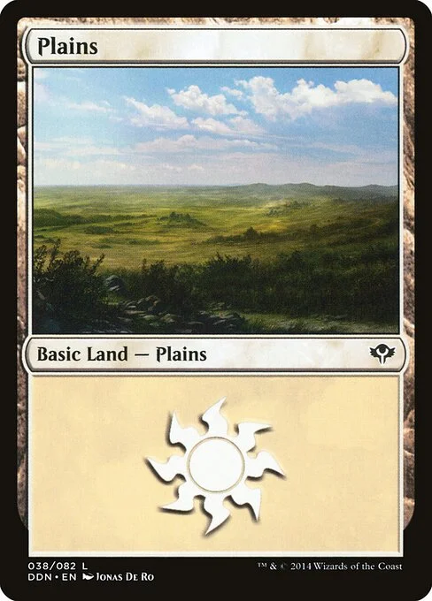 Plains, carta Magic di tipo Basic Land — Plains illustrata da Jonas De Ro