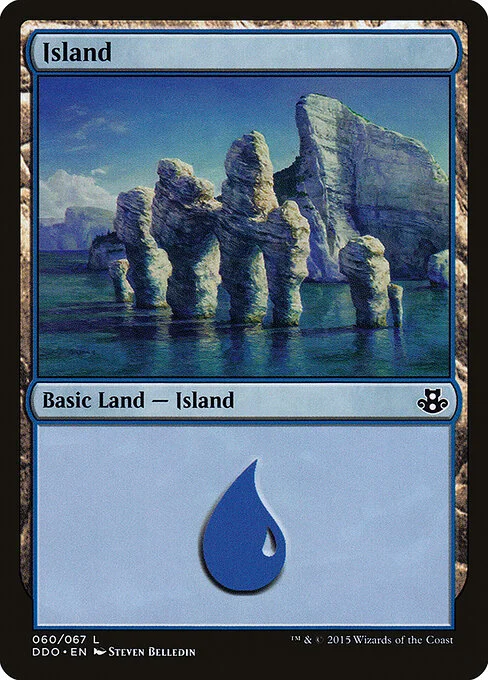 Island, carta Magic di tipo Basic Land — Island illustrata da Steven Belledin