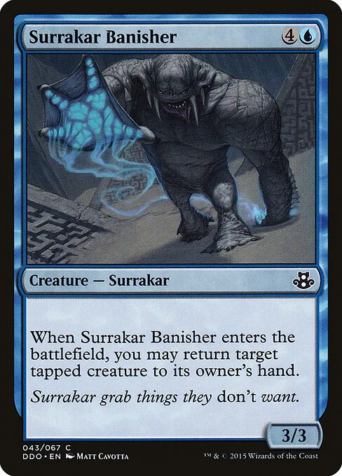 Surrakar Banisher, carta Magic di tipo Creature — Surrakar illustrata da Matt Cavotta
