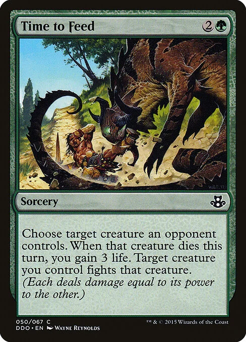 Time to Feed, carta Magic di tipo Sorcery illustrata da Wayne Reynolds