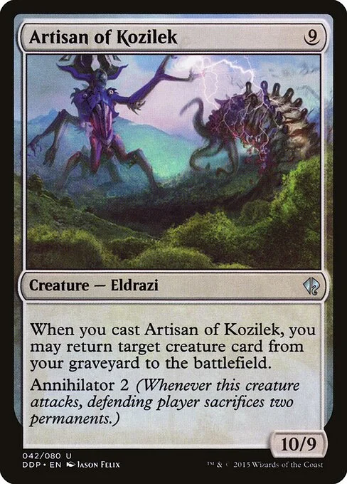 Artisan of Kozilek, carta Magic di tipo Creature — Eldrazi illustrata da Jason Felix