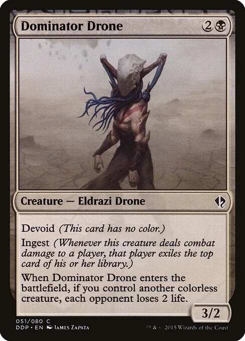 Dominator Drone, carta Magic di tipo Creature — Eldrazi Drone illustrata da James Zapata