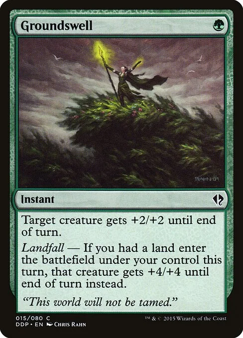 Groundswell, carta Magic di tipo Instant illustrata da Chris Rahn