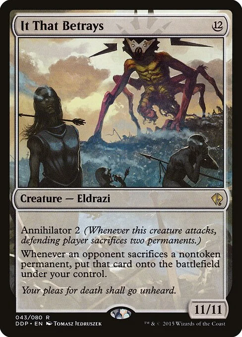It That Betrays, carta Magic di tipo Creature — Eldrazi illustrata da Tomasz Jedruszek
