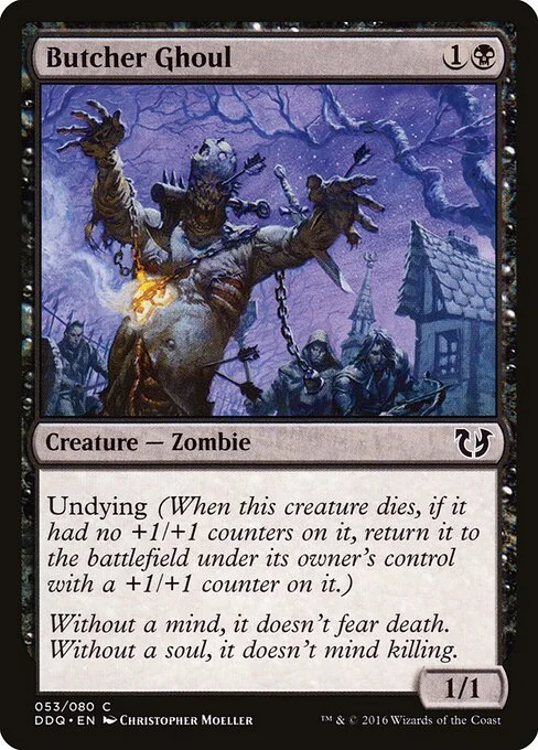 Butcher Ghoul, carta Magic di tipo Creature — Zombie illustrata da Christopher Moeller
