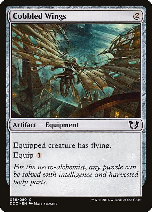 Cobbled Wings, carta Magic di tipo Artifact — Equipment illustrata da Matt Stewart