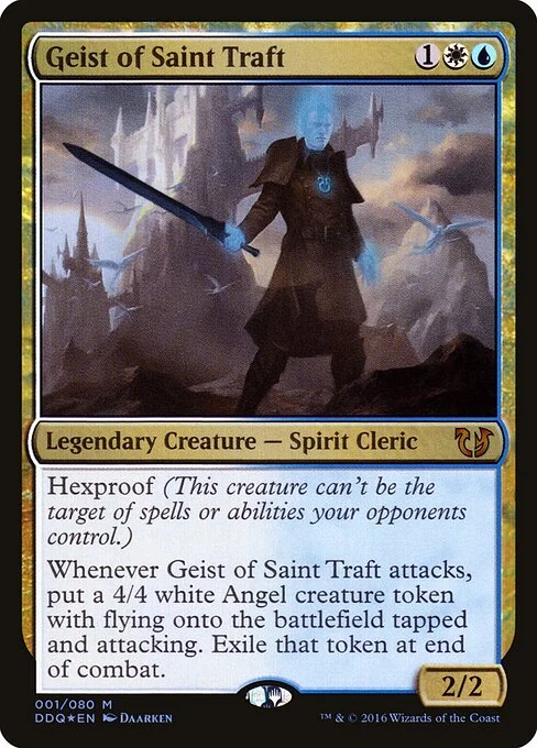 Geist of Saint Traft, carta Magic di tipo Legendary Creature — Spirit Cleric illustrata da Daarken