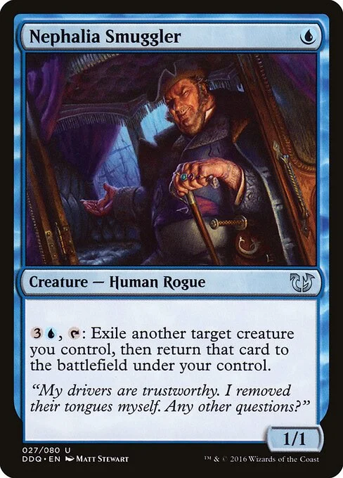Nephalia Smuggler, carta Magic di tipo Creature — Human Rogue illustrata da Matt Stewart