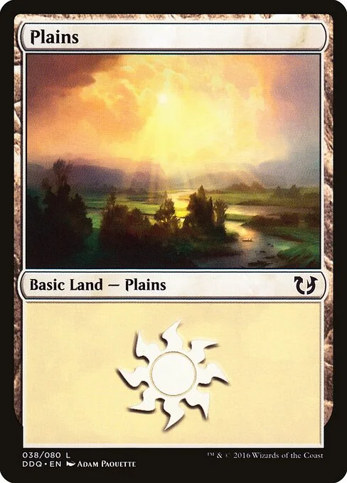 Plains, carta Magic di tipo Basic Land — Plains illustrata da Adam Paquette