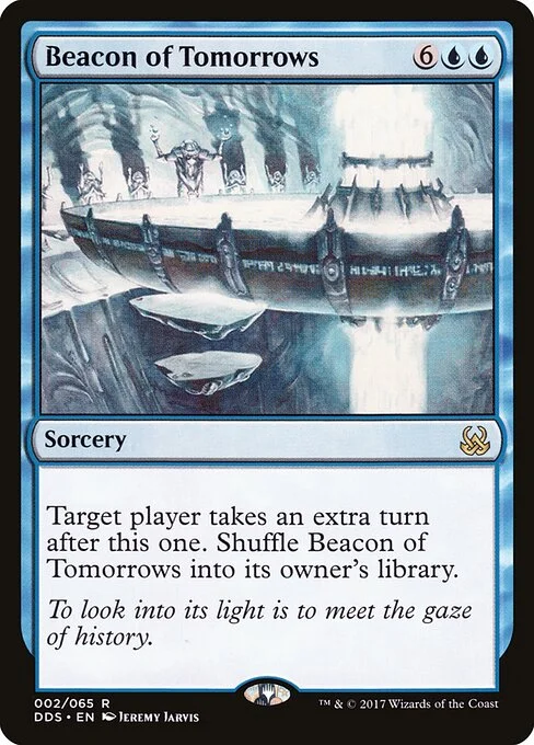 Beacon of Tomorrows, carta Magic di tipo Sorcery illustrata da Jeremy Jarvis