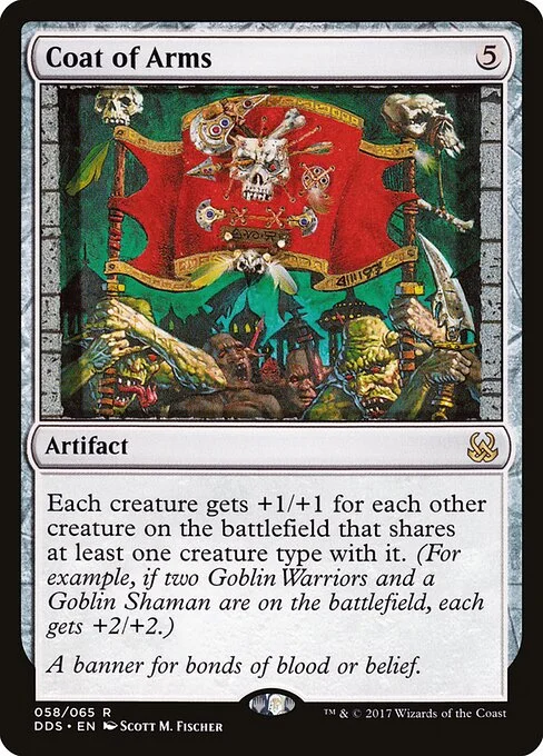 Coat of Arms, carta Magic di tipo Artifact illustrata da Scott M. Fischer