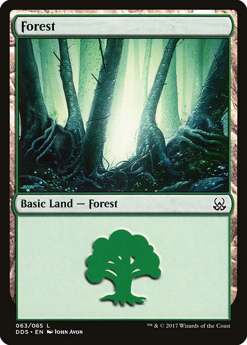 Forest, carta Magic di tipo Basic Land — Forest illustrata da John Avon