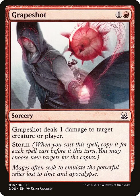 Grapeshot, carta Magic di tipo Sorcery illustrata da Clint Cearley