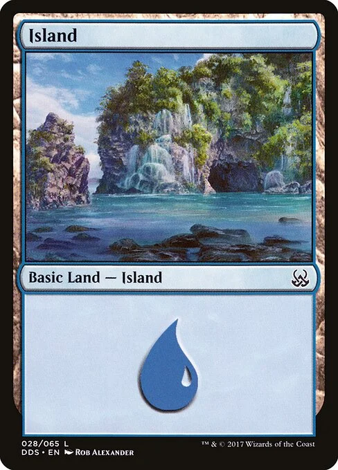 Island, carta Magic di tipo Basic Land — Island illustrata da Rob Alexander