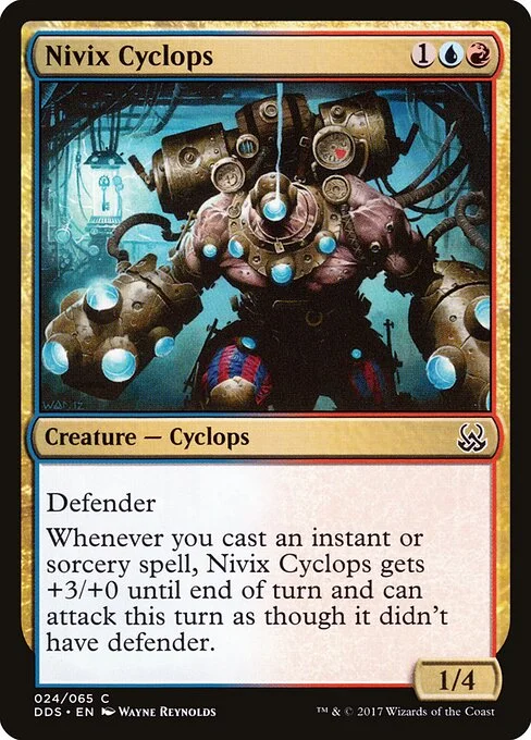 Nivix Cyclops, carta Magic di tipo Creature — Cyclops illustrata da Wayne Reynolds