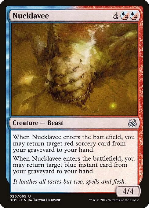 Nucklavee, carta Magic di tipo Creature — Beast illustrata da Trevor Hairsine