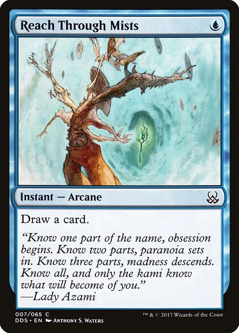 Reach Through Mists, carta Magic di tipo Instant — Arcane illustrata da Anthony S. Waters